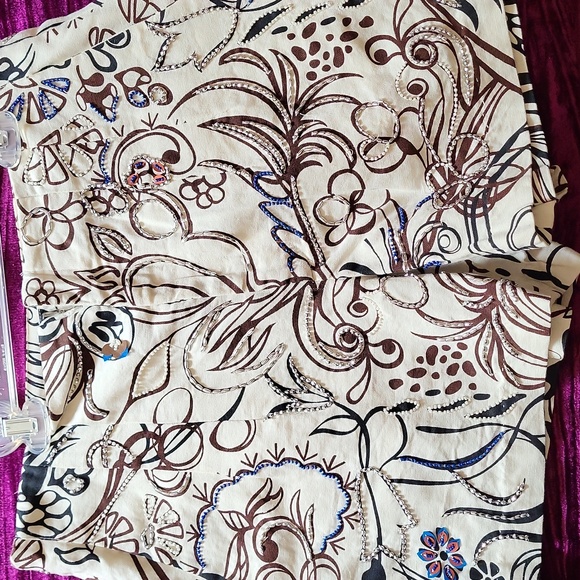 Zara Pants - ZARA beads and sequins shorts sz L